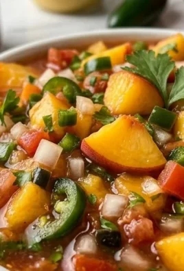 Sweet & Spicy Peach Salsa Canning Recipe