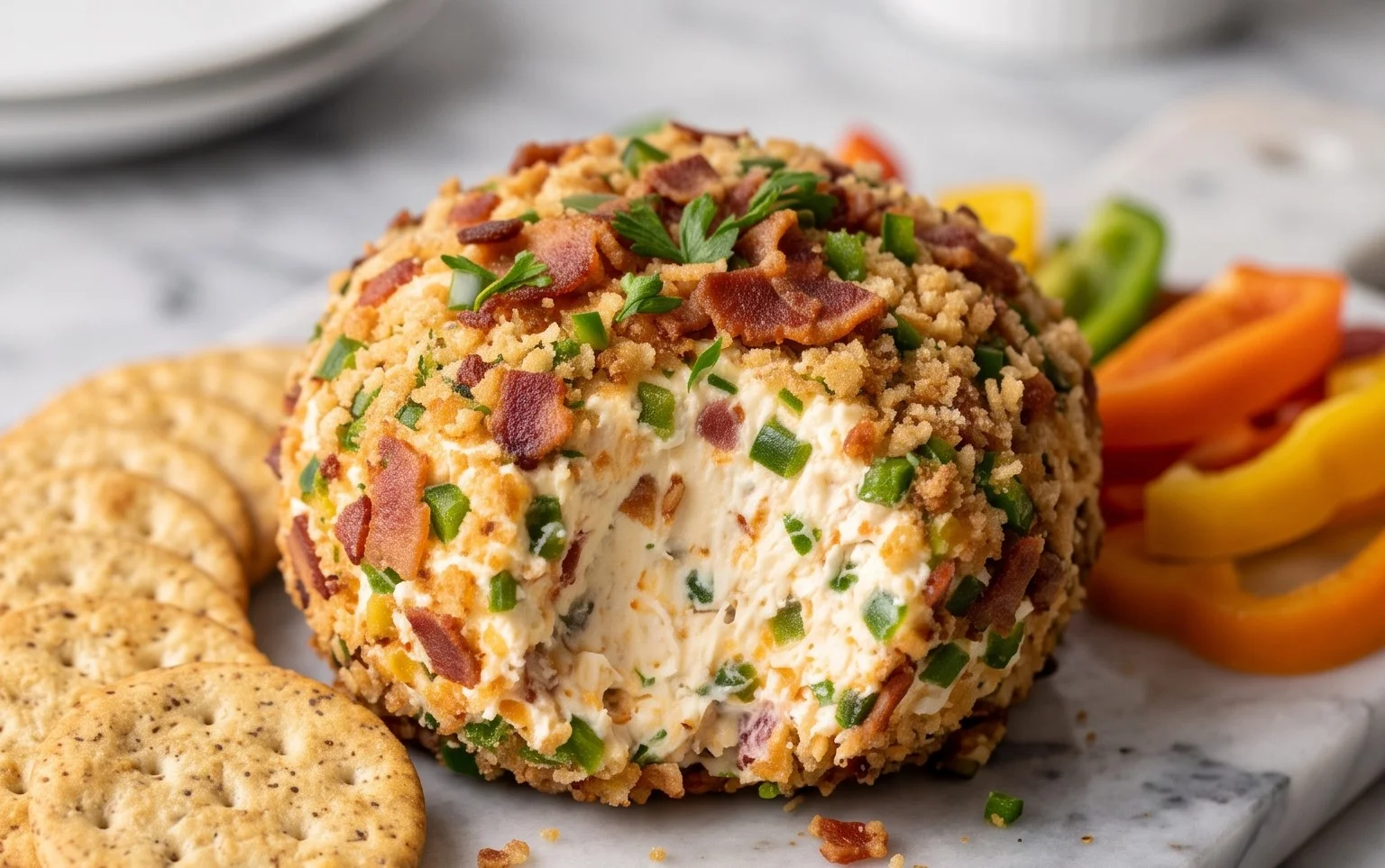 Jalapeno Popper Cheese Ball