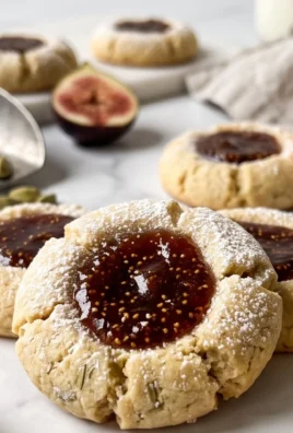 Cardamom Fig Thumbprint Cookies