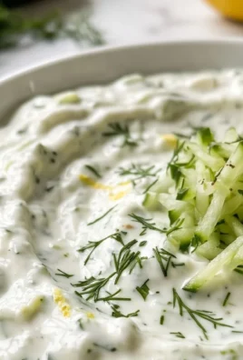 Cucumber Dip with Sour Cream and Dill