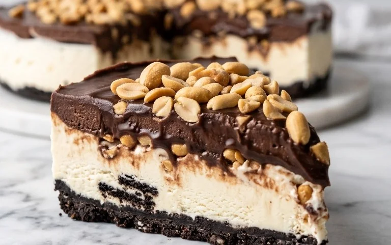 Buster Bar Ice Cream Cake
