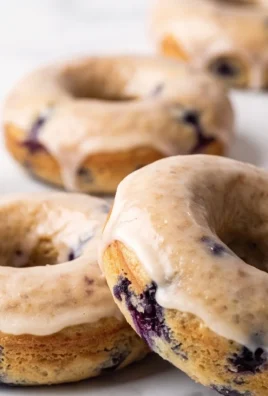 Blueberry Cake Donuts