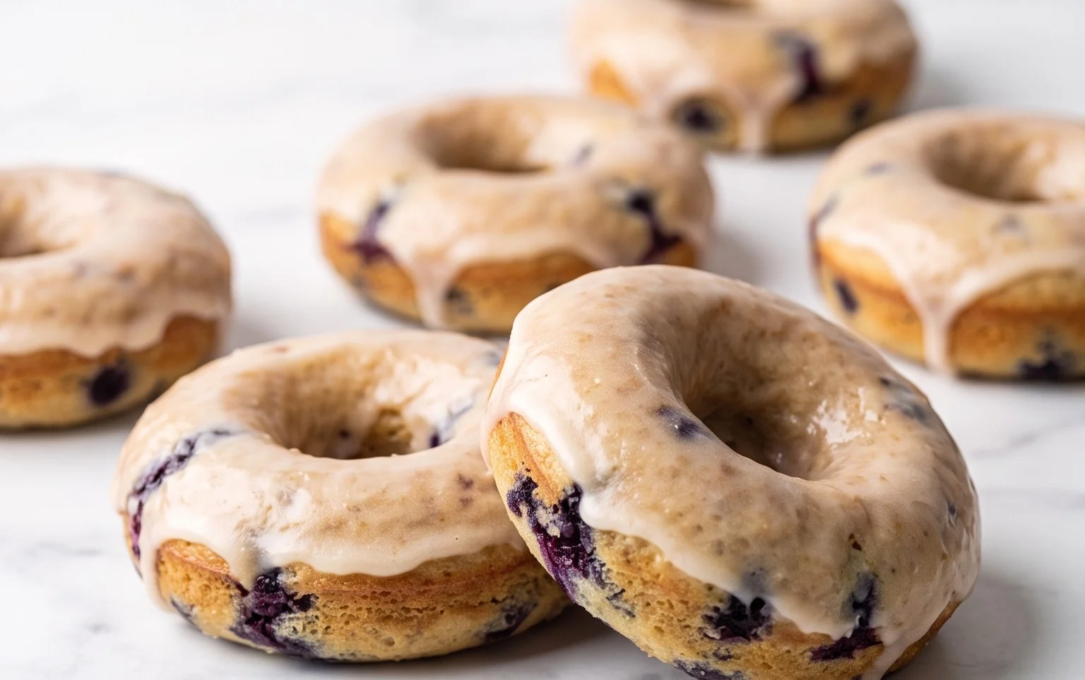 Blueberry Cake Donuts