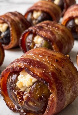 Beef Bacon Wrapped Stuffed Figs