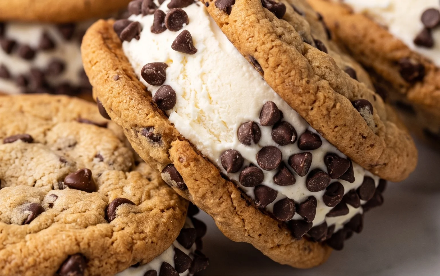 Cookie Ice Cream Sandwiches (Like a Chipwich!)