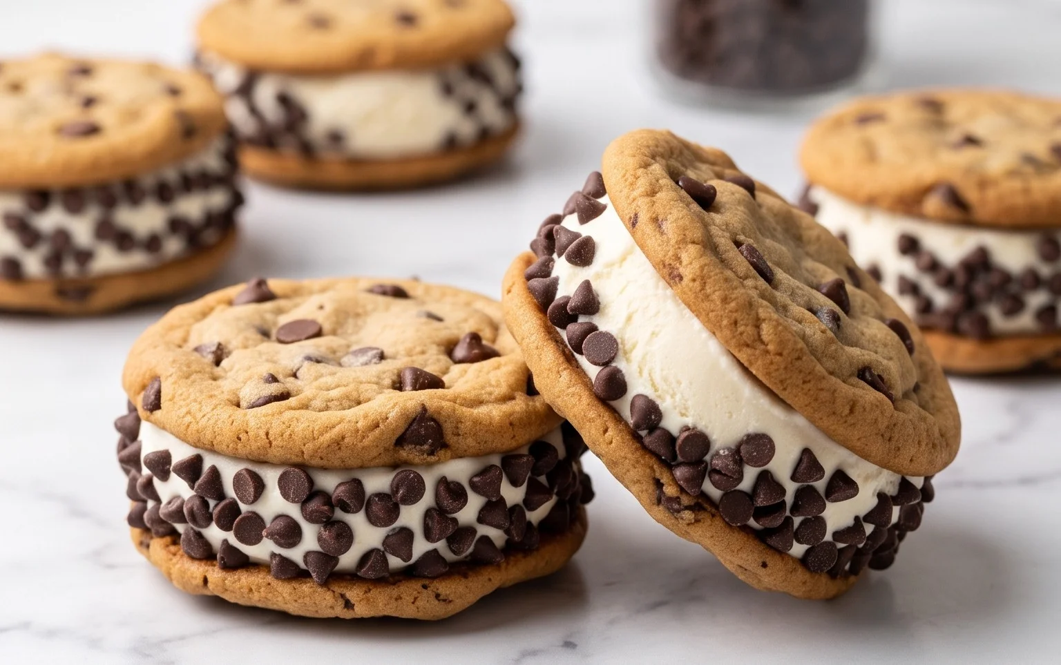 Cookie Ice Cream Sandwiches (Like a Chipwich!)