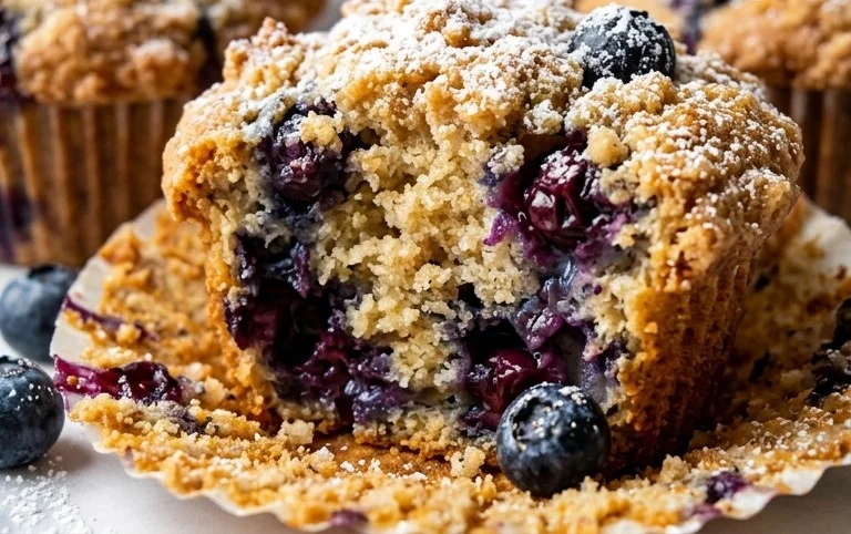 Homemade Blueberry Muffins