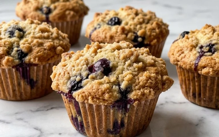 Homemade Blueberry Muffins