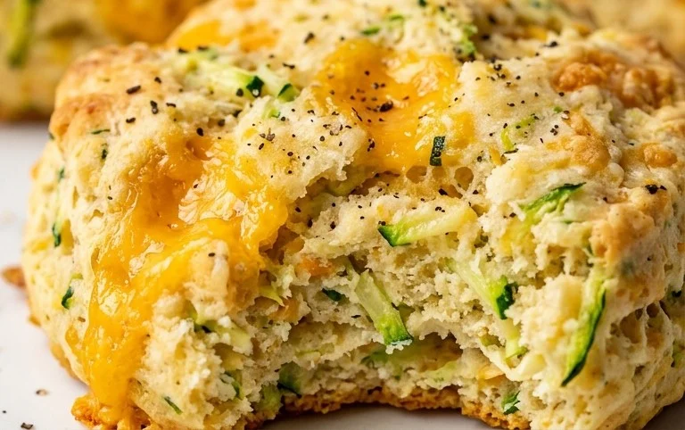 Zucchini Cheddar Biscuits