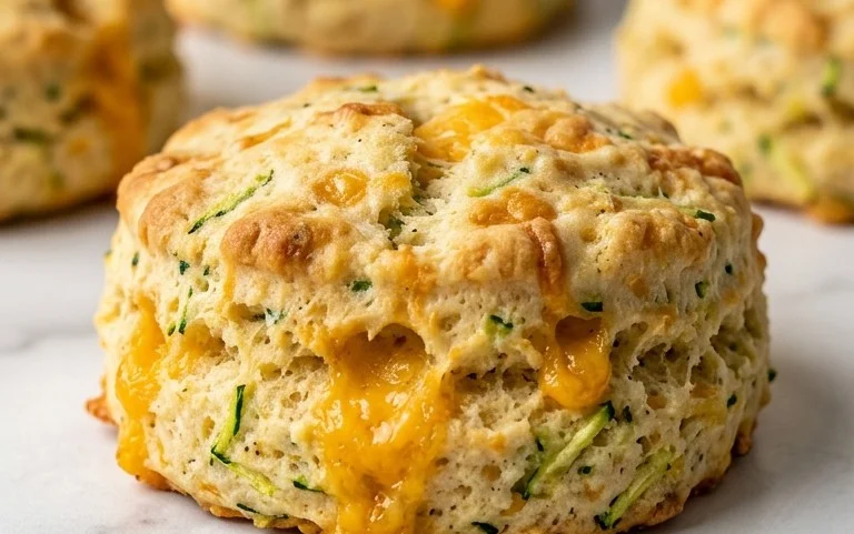 Zucchini Cheddar Biscuits