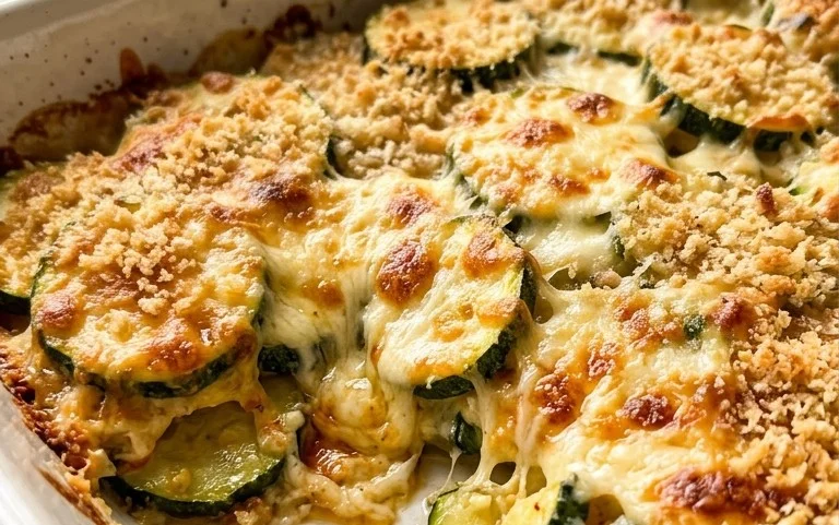 Cheesy Baked Zucchini Casserole