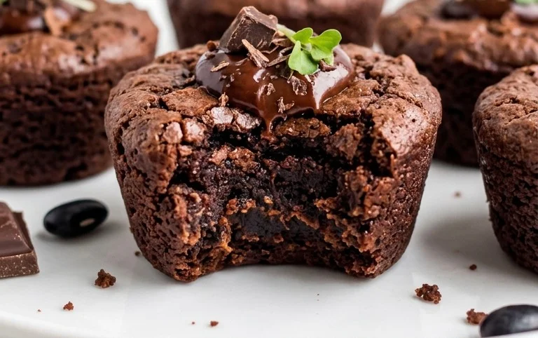 Chocolate Black Bean Brownie Bites