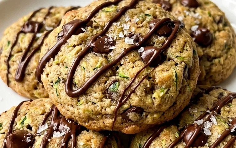 Soft Zucchini Cookies with Chocolate Chips