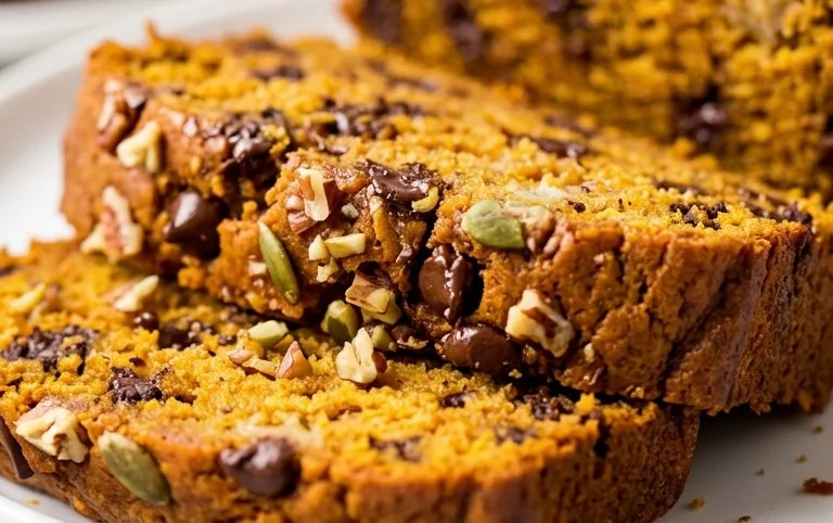 Pumpkin Chip Banana Bread