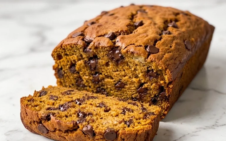 Pumpkin Chip Banana Bread