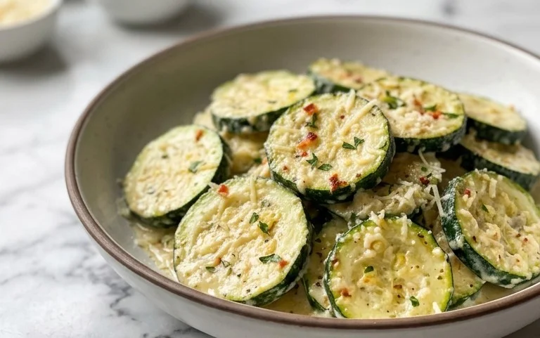 Creamy Parmesan Zucchini