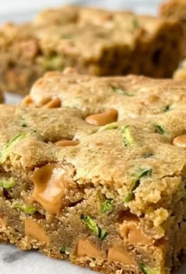 Chewy Butterscotch Zucchini Blondies