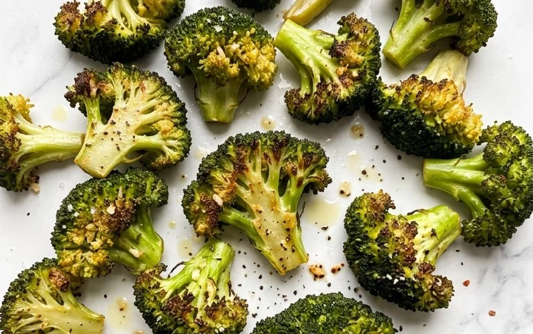 Oven Roasted Broccoli (Baked Broccoli)