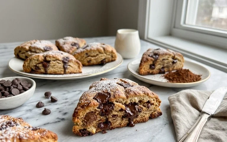 Triple Chocolate Scones