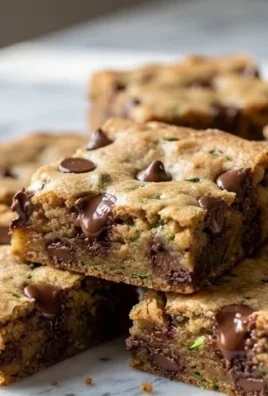 Chocolate Chip Zucchini Cookie Bars