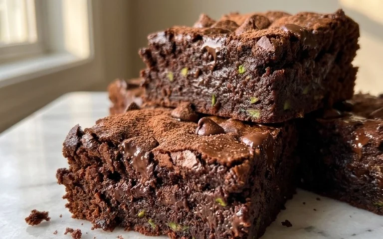 Secretly Healthy Zucchini Brownies