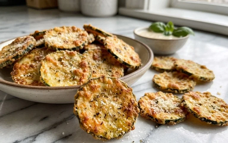 Crispy Baked Zucchini Chips