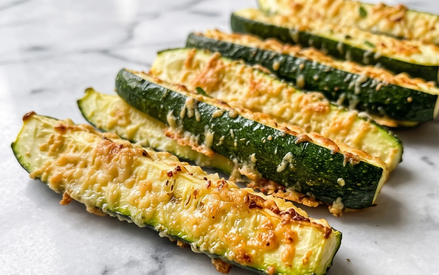 Oven Roasted Parmesan Zucchini