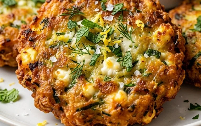 Kolokithokeftedes (Greek Zucchini Fritters)